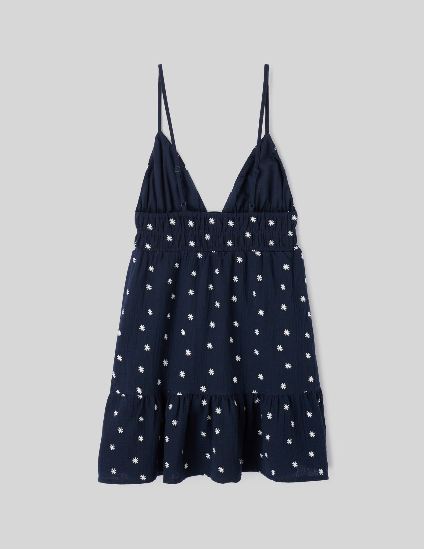 Robe courte &agrave; broderies