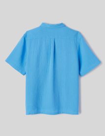 Chemise manches courtes gaze de coton