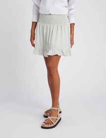 Jupe short imprimé fleurs