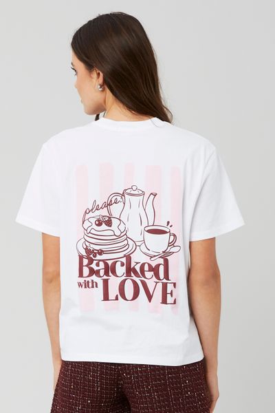 T-shirt imprimé devant/dos