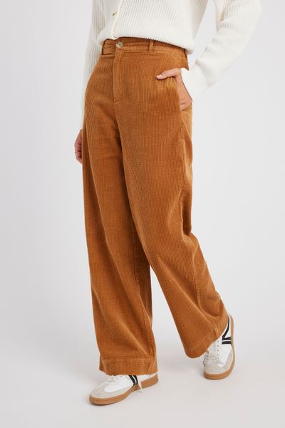 Pantalon velours wide leg