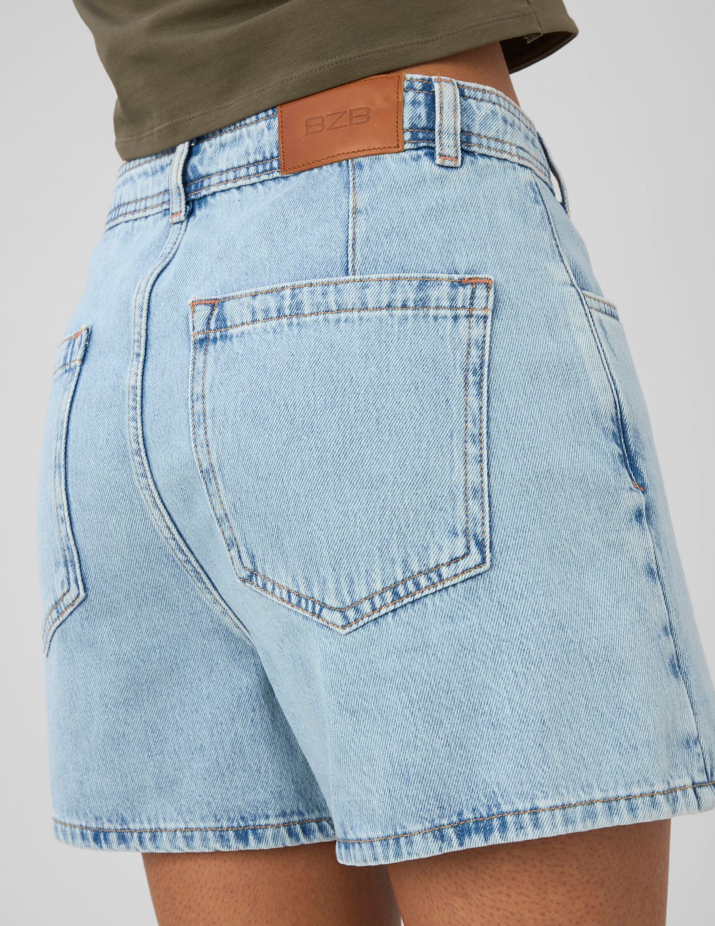 Jupe short en jean