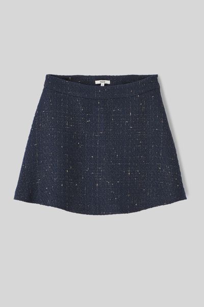 Jupe patineuse en tweed