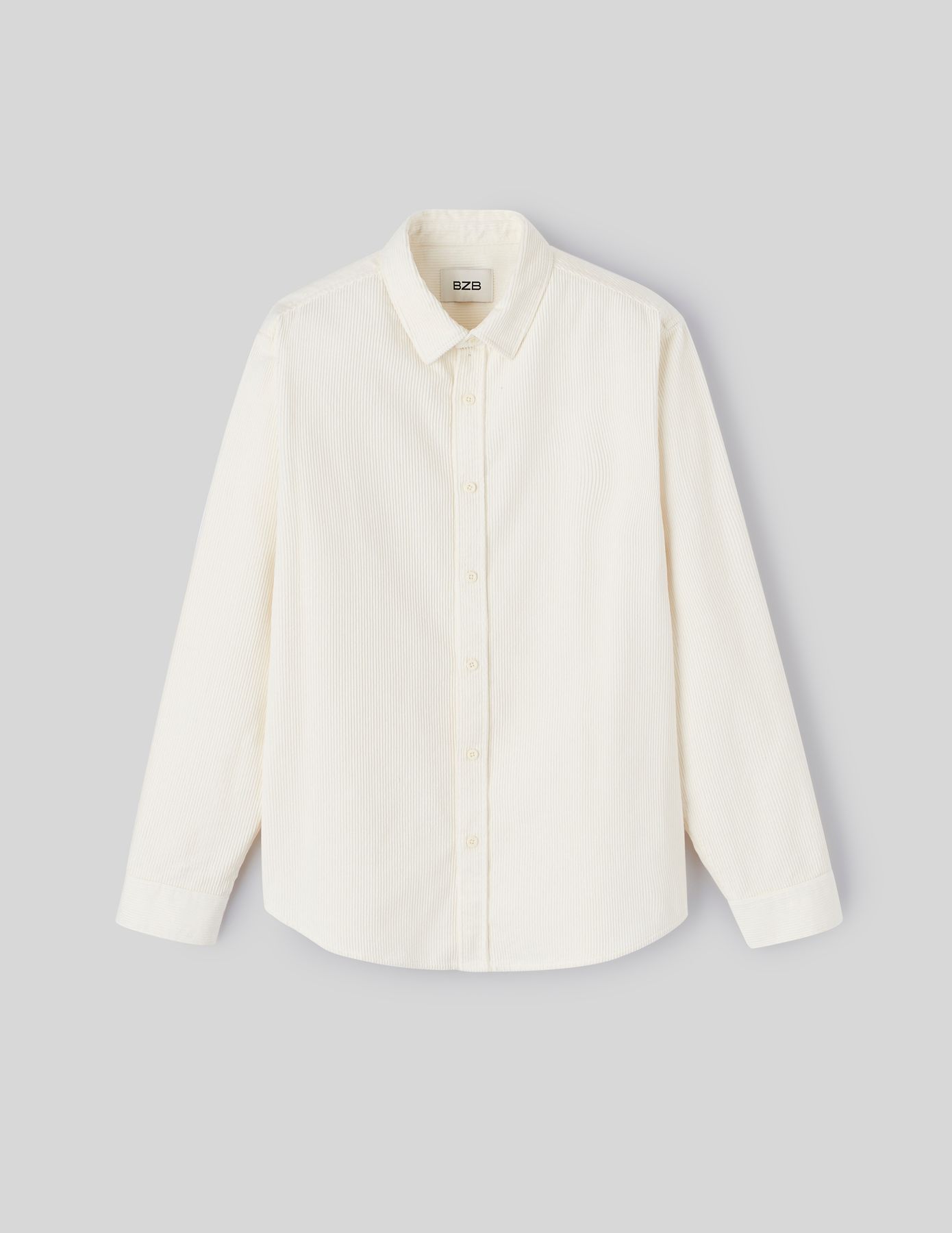 Chemise droite en velours