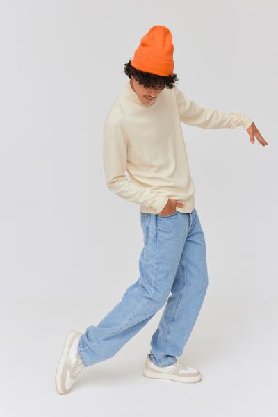 Pull col roulé