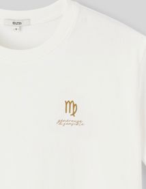 T-shirt imprimé signe astro vierge