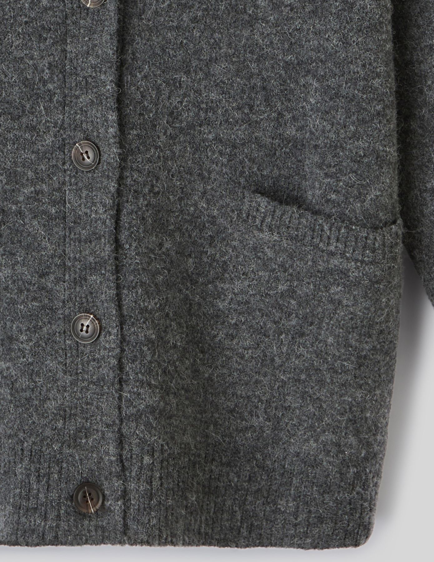 Gilet long boutonné