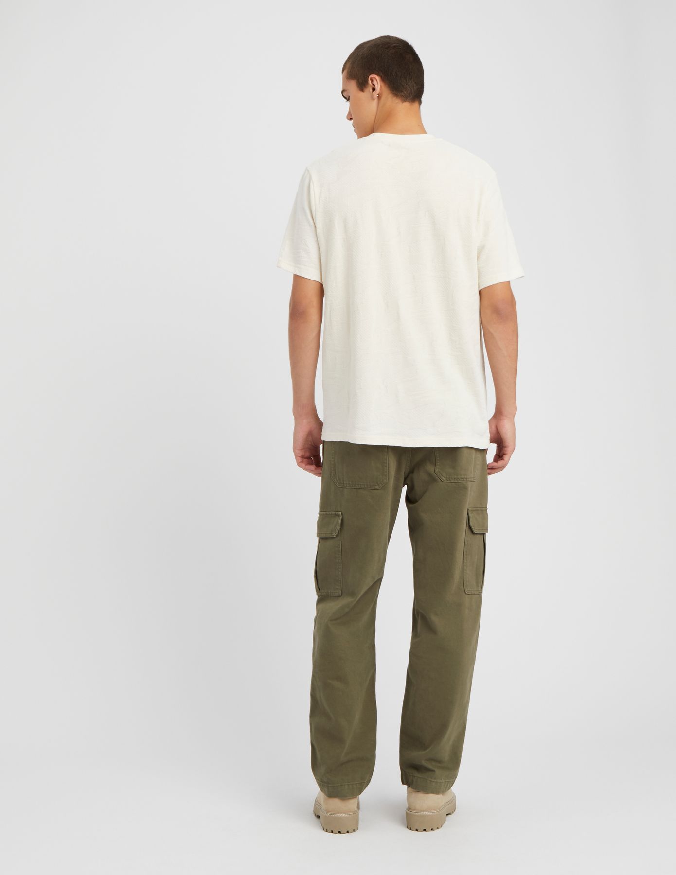 T-shirt jacquard camouflage