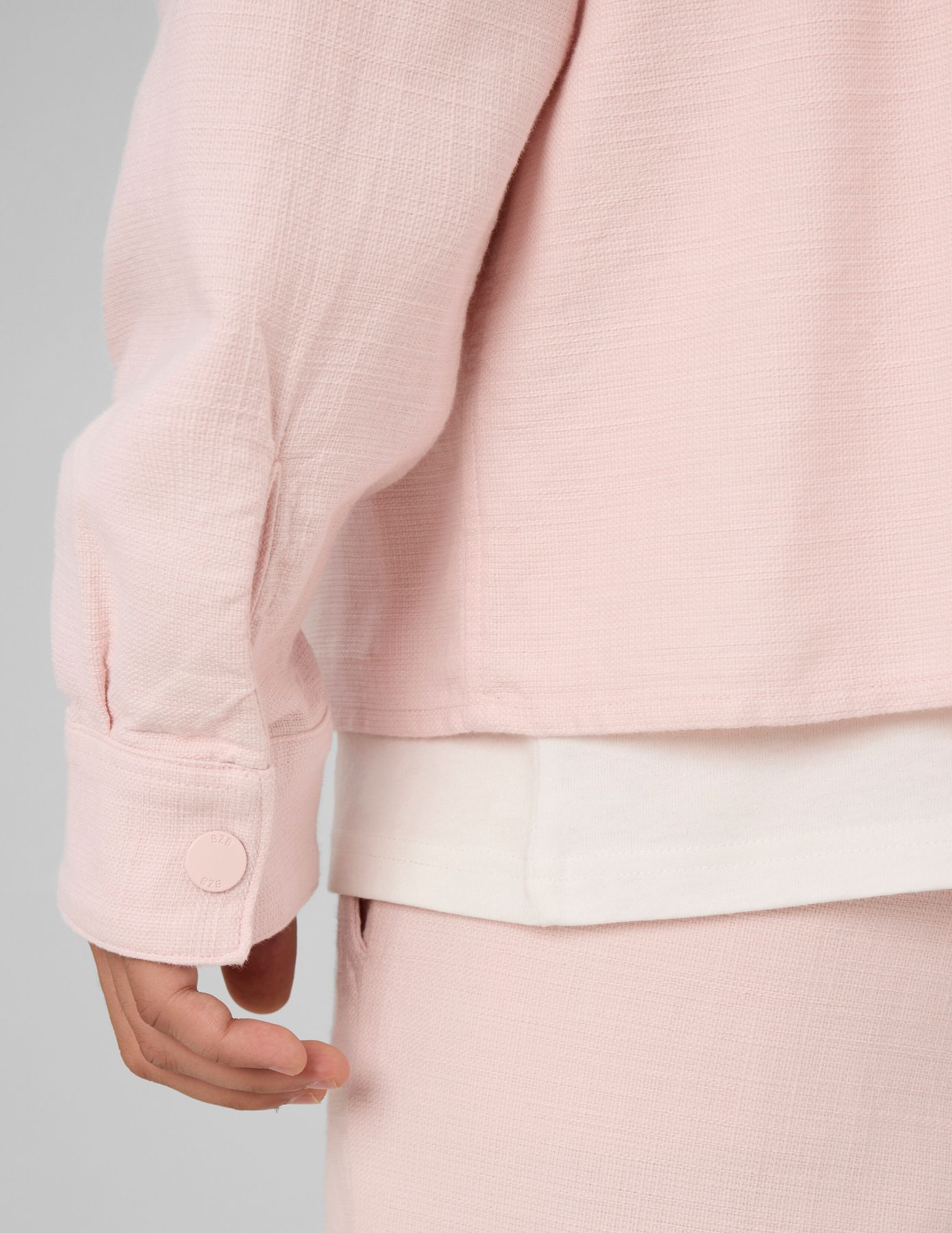 Veste zipp&eacute;e textur&eacute;e