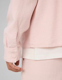 Veste zipp&eacute;e textur&eacute;e