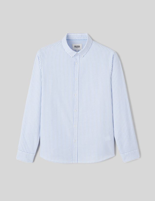 Chemise rayée ajustée