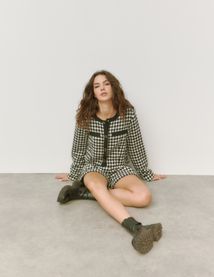 Short en tweed