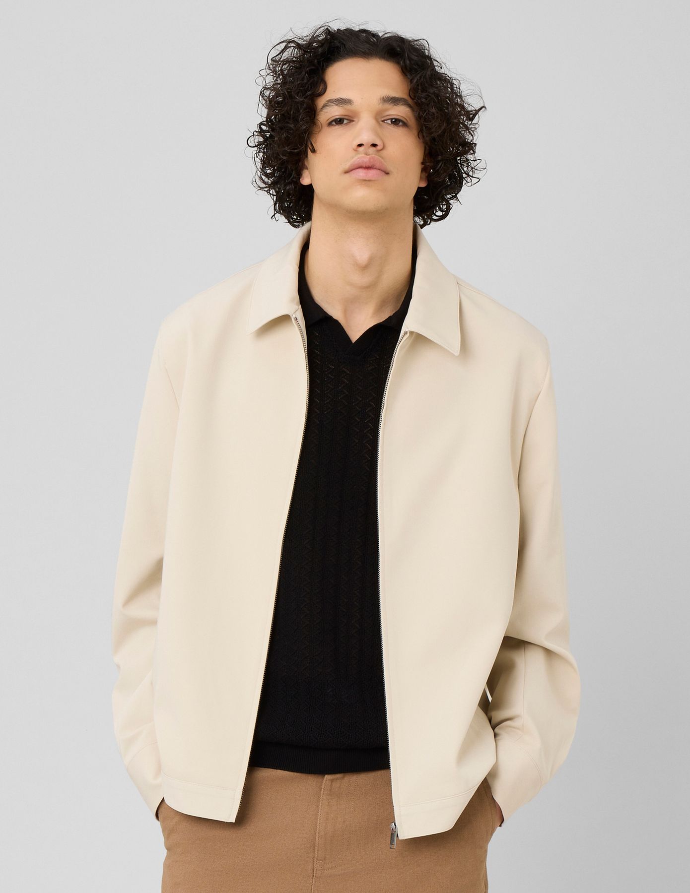 Veste de ville zipp&eacute;e
