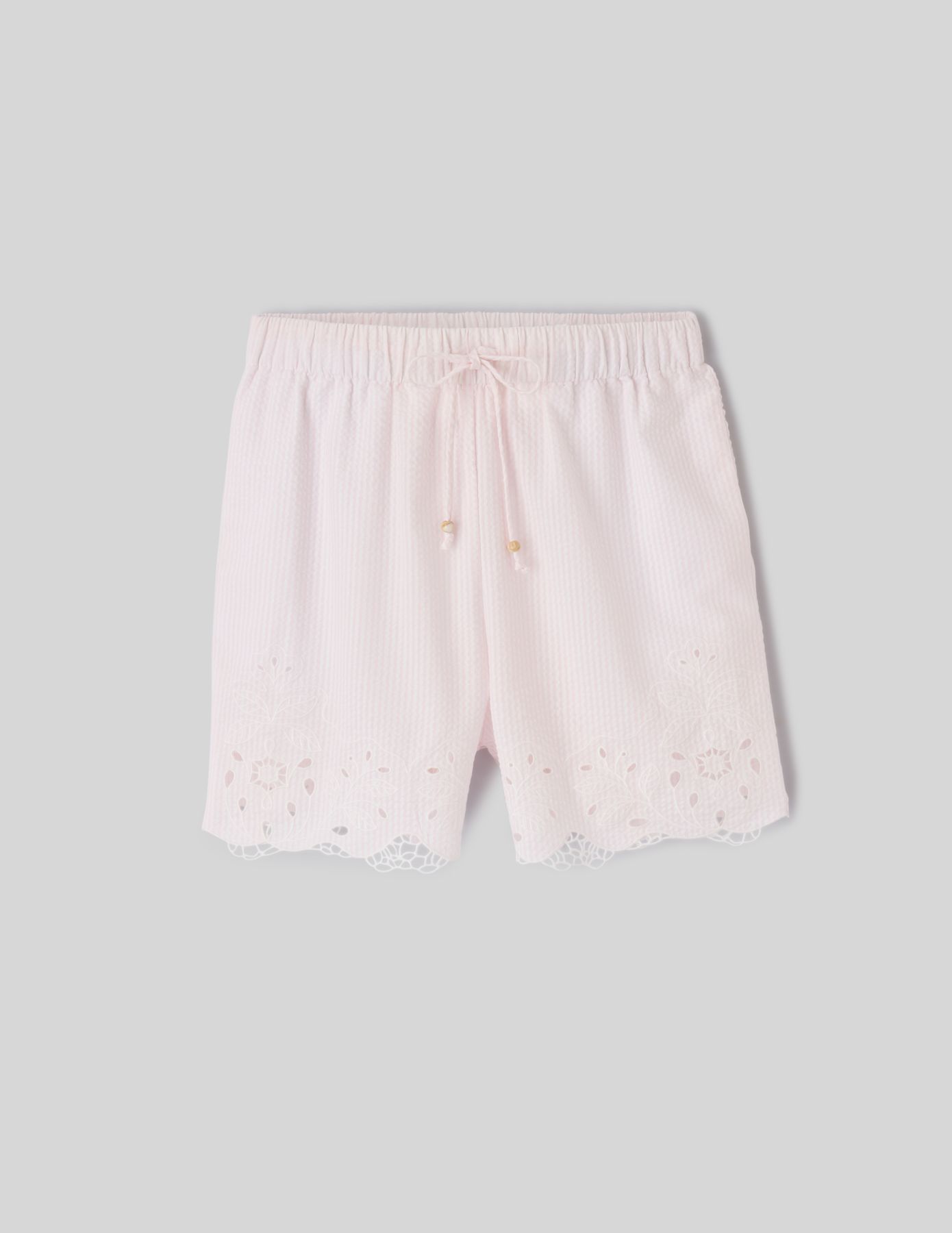 Short l&eacute;ger broderie