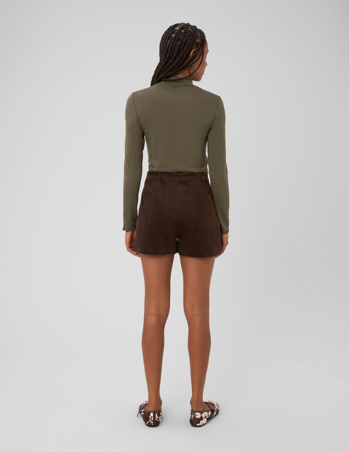 Short en velours