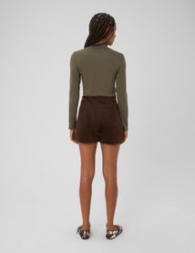 Short en velours