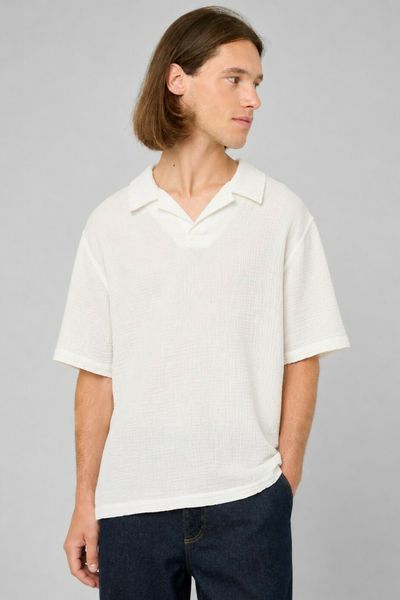 Polo gaze de coton