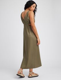 Robe longue en lyocell
