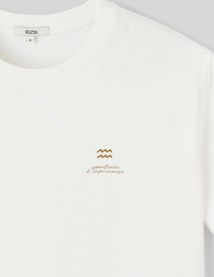 T-shirt imprimé signe astro verseau