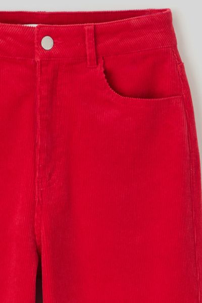 Pantalon straight velours