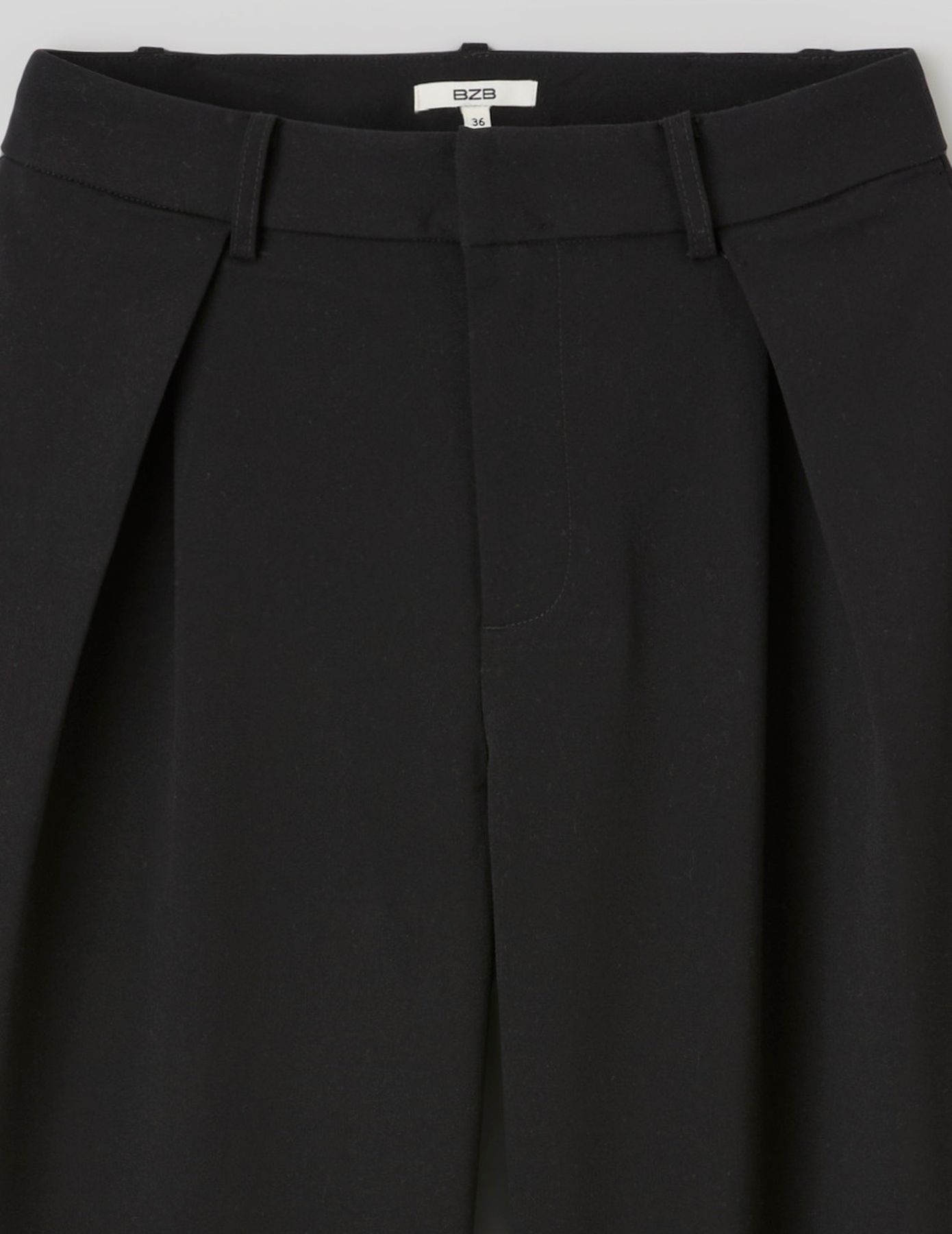 Pantalon large &agrave; pinces