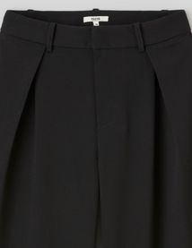 Pantalon large &agrave; pinces
