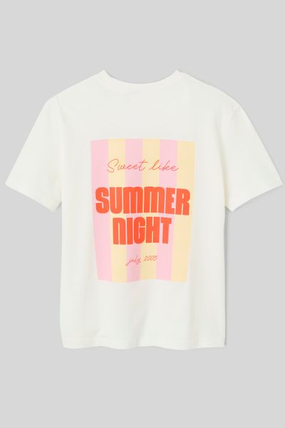 T-shirt imprim&eacute; devant/ dos