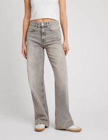 Jean wide leg taille standard
