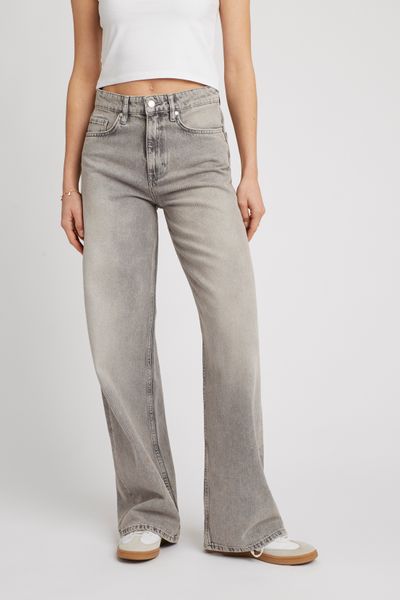 Jean wide leg taille standard