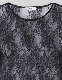 T-shirt en dentelle