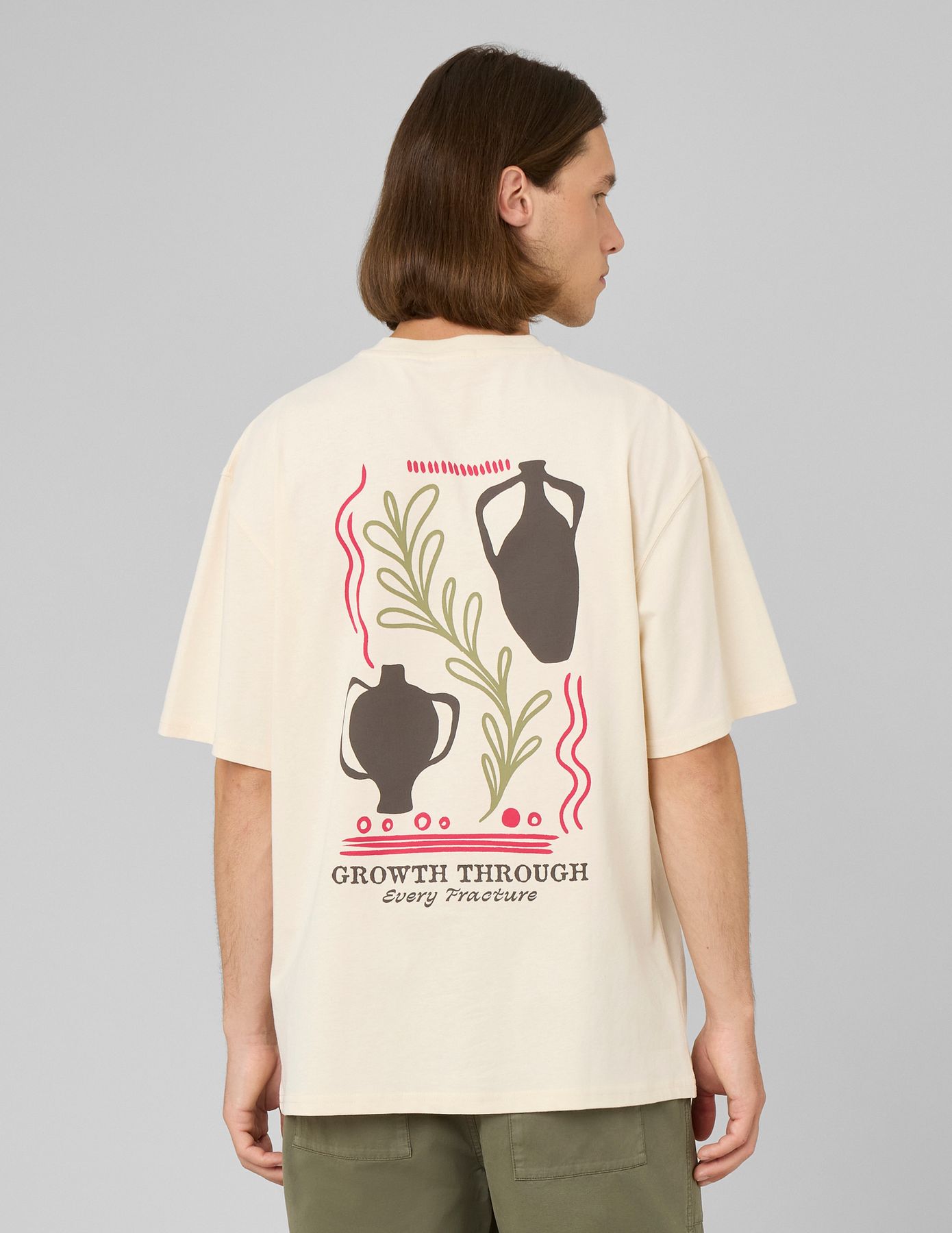 T-shirt imprim&eacute; devant / dos