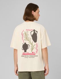 T-shirt imprim&eacute; devant / dos