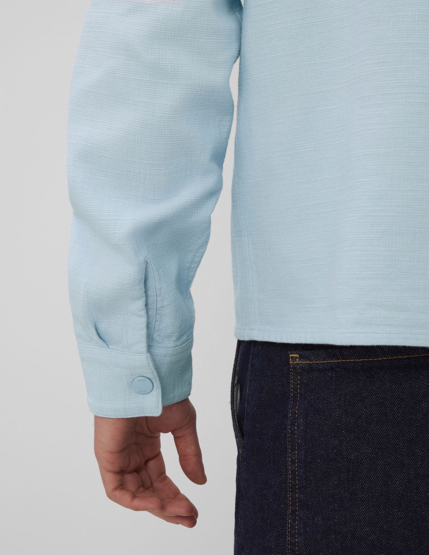 Veste zipp&eacute;e textur&eacute;e