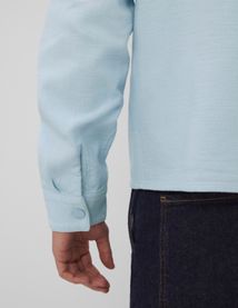 Veste zipp&eacute;e textur&eacute;e