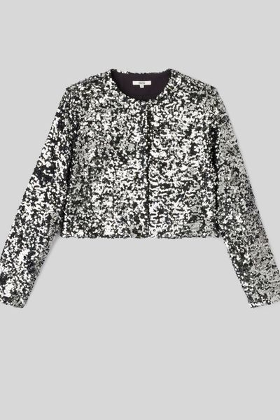 Veste courte sequins