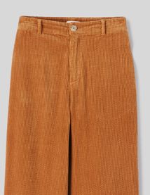 Pantalon velours wide leg