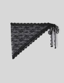 Foulard dentelle
