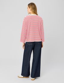 T-shirt manches longues ray&eacute;