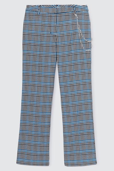 Pantalon carreaux avec chaine