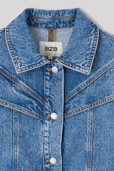 Veste denim sans manche