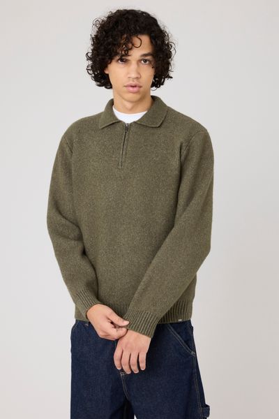 Pull col polo zippé