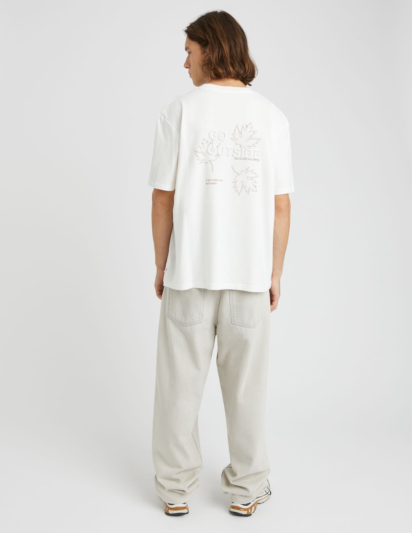 T-shirt imprim&eacute; dos