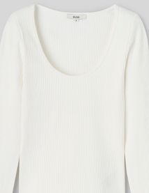 T-shirt manches longues uni