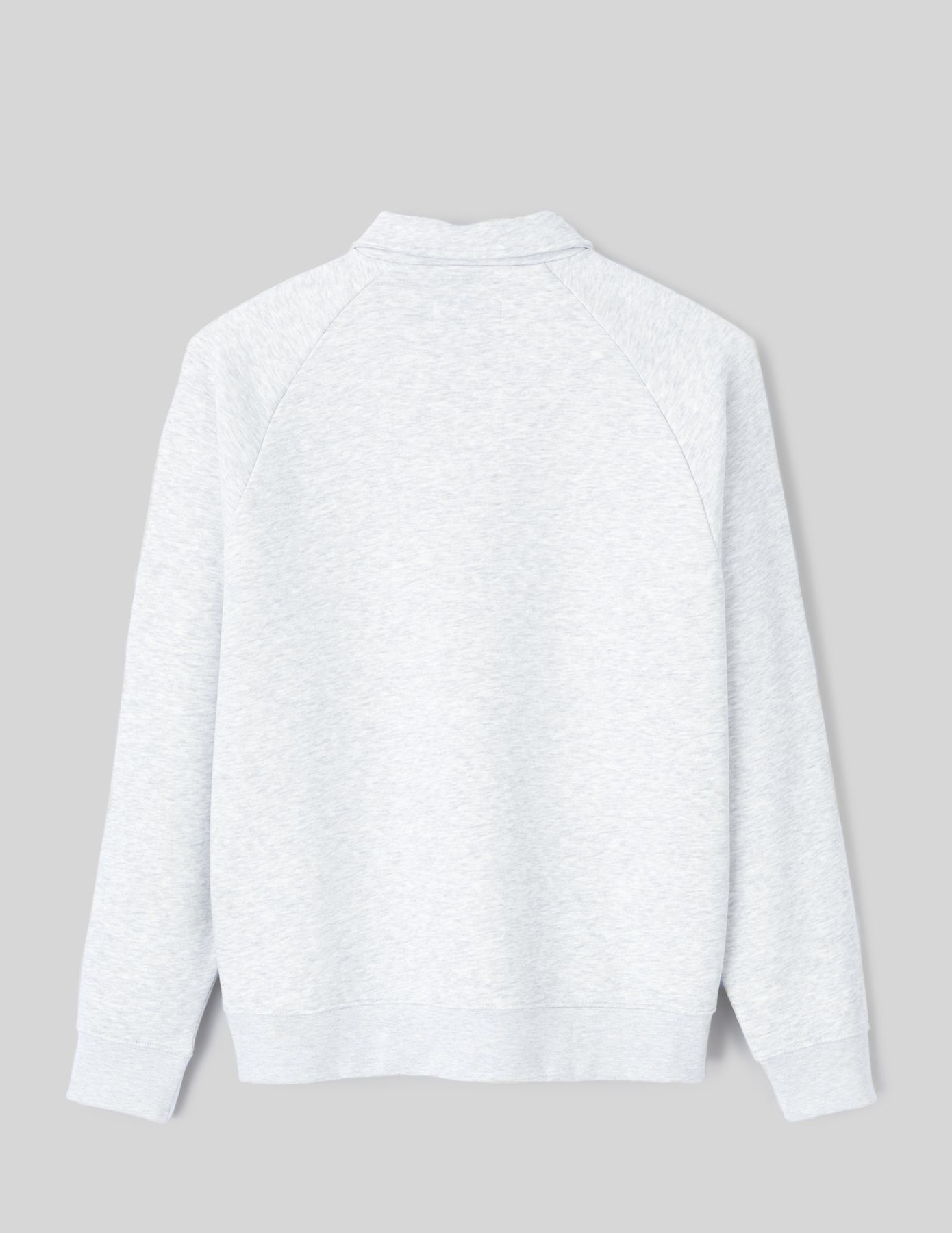 Sweat col polo zippé