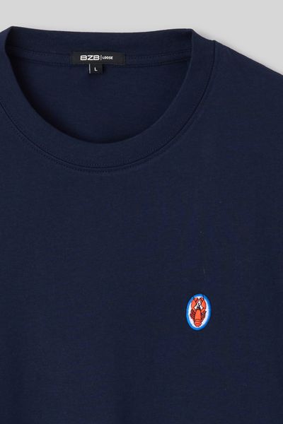 T-shirt broderie poitrine