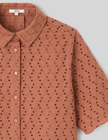 Chemisette en broderie anglaise