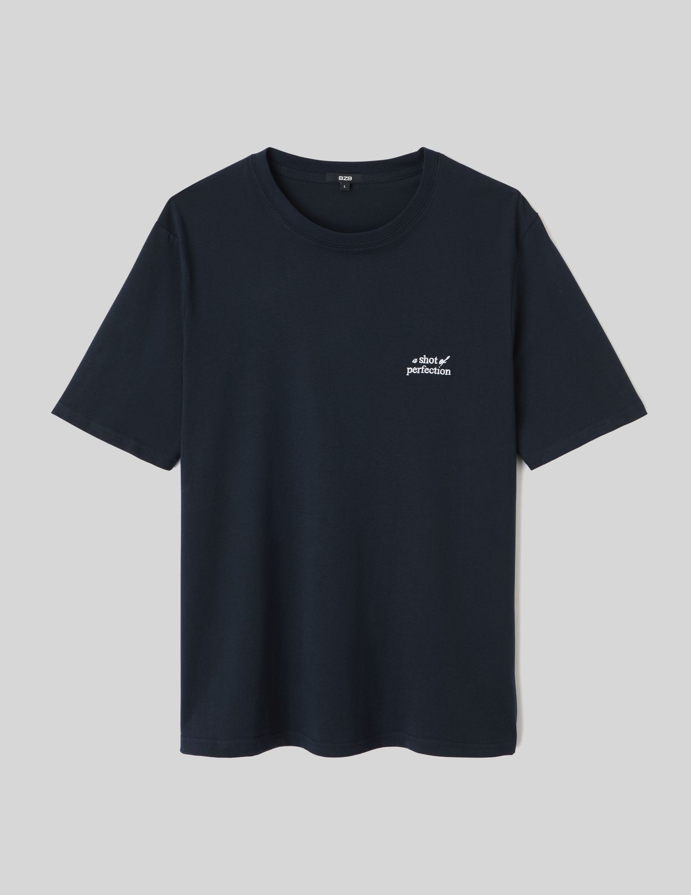 T-shirt broderie poitrine