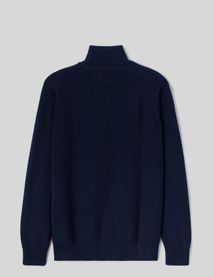 Pull col roulé