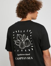 T-shirt imprimé devant dos