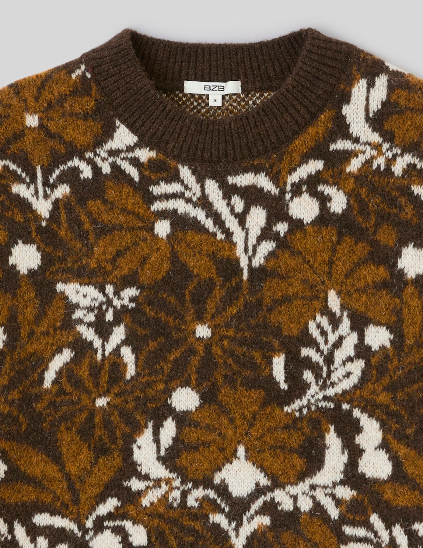Pull jacquard floral